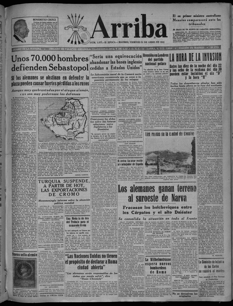 Miniatura de Arriba del 21 de abril de 1944