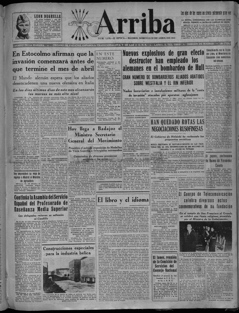 Miniatura de Arriba del 23 de abril de 1944