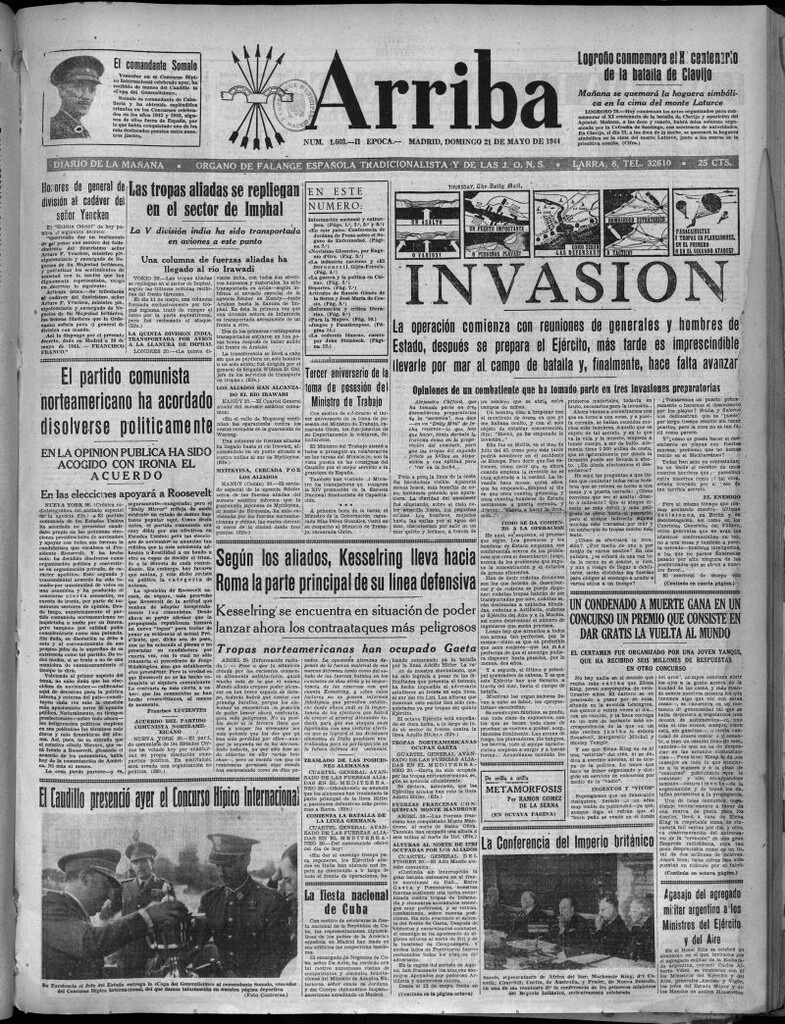 Miniatura de Arriba del 21 de mayo de 1944