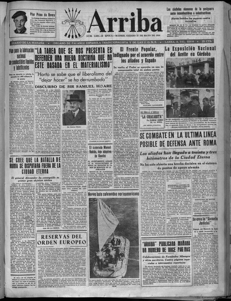 Miniatura de Arriba del 27 de mayo de 1944