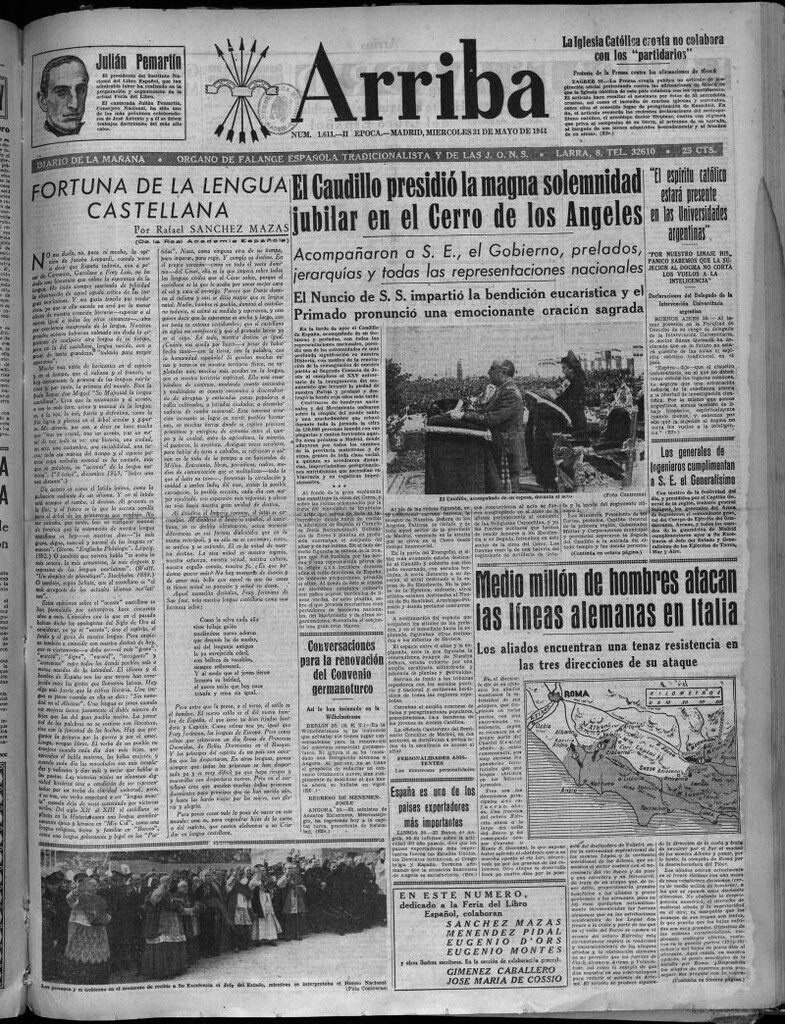 Miniatura de Arriba del 31 de mayo de 1944