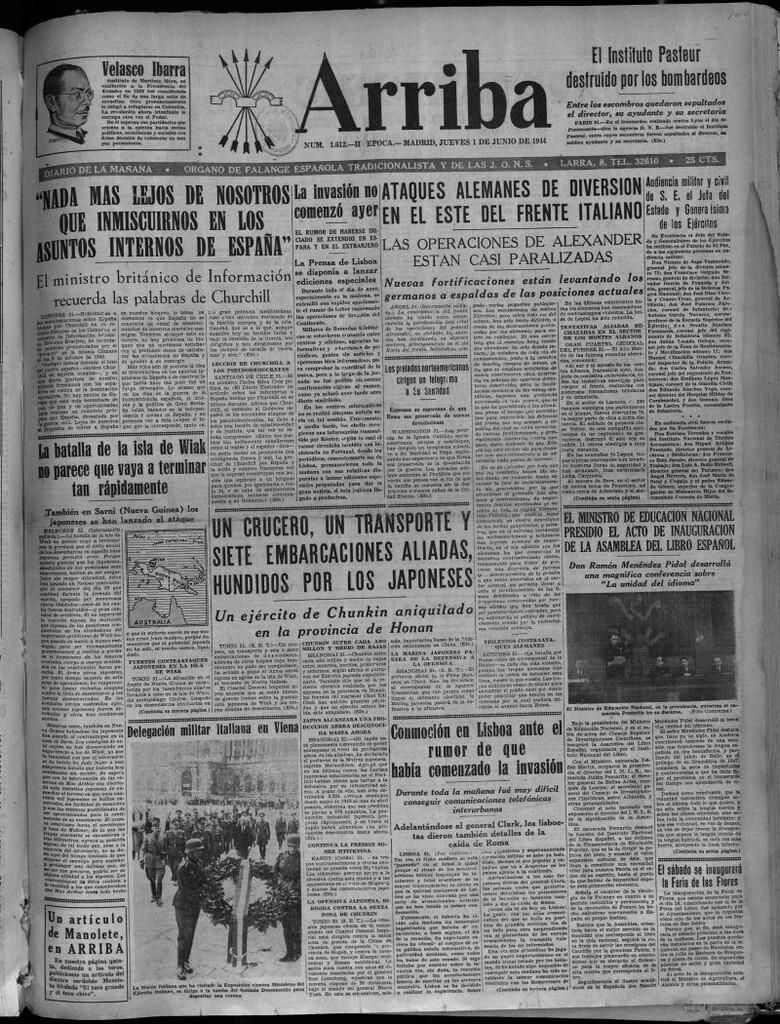 Miniatura de Arriba del 1 de junio de 1944