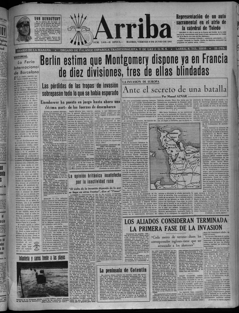 Miniatura de Arriba del 9 de junio de 1944