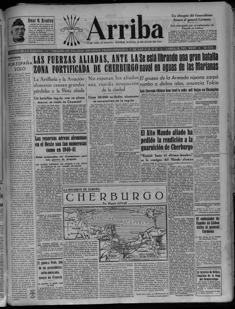 Miniatura de Arriba del 22 de junio de 1944