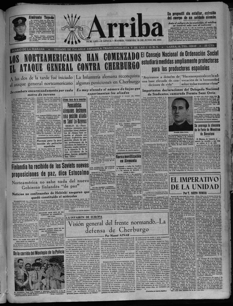 Miniatura de Arriba del 23 de junio de 1944