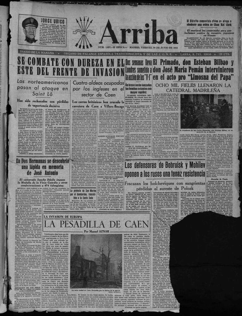 Miniatura de Arriba del 30 de junio de 1944