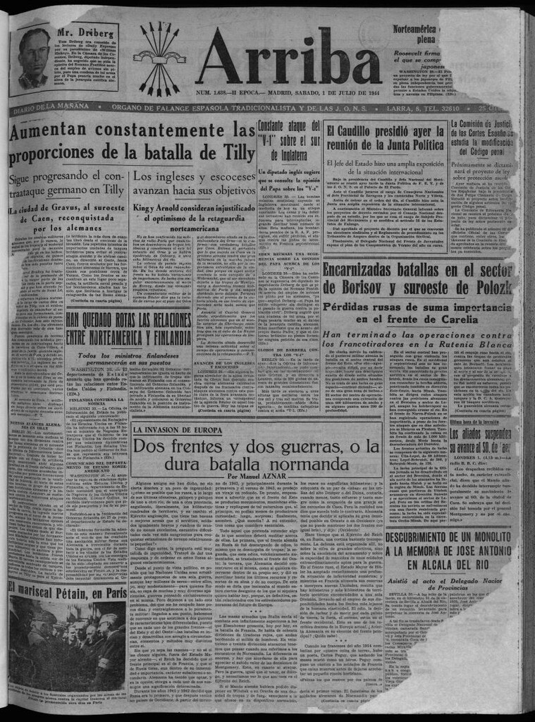 Miniatura de Arriba del 1 de julio de 1944