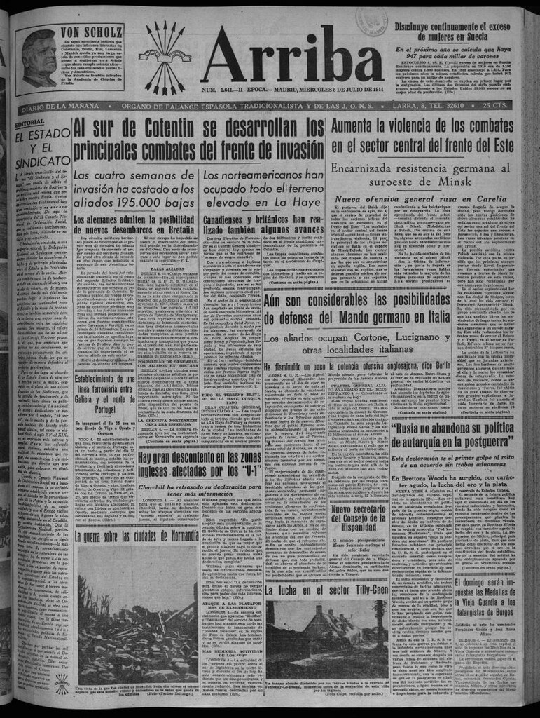 Miniatura de Arriba del 5 de julio de 1944