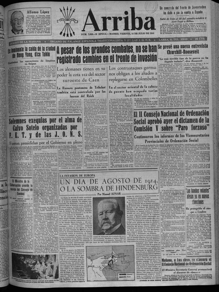 Miniatura de Arriba del 14 de julio de 1944
