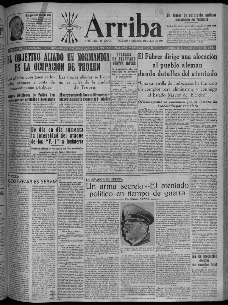 Miniatura de Arriba del 21 de julio de 1944
