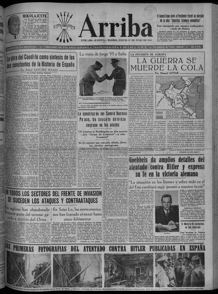 Miniatura de Arriba del 27 de julio de 1944