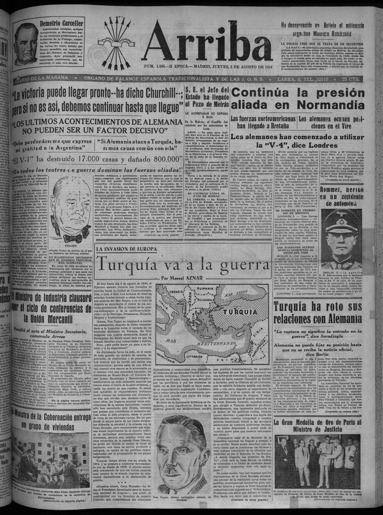 Miniatura de Arriba del 3 de agosto de 1944