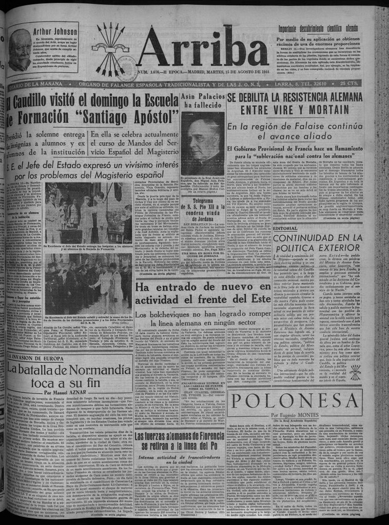 Miniatura de Arriba del 15 de agosto de 1944