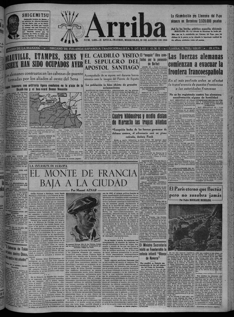 Miniatura de Arriba del 23 de agosto de 1944