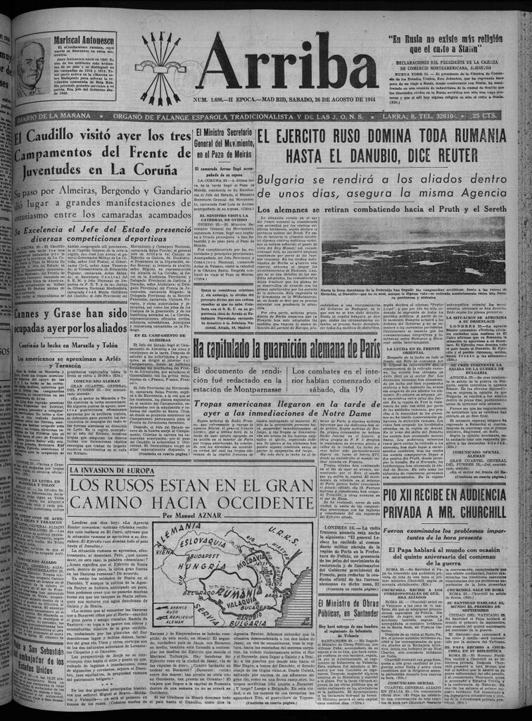 Miniatura de Arriba del 26 de agosto de 1944