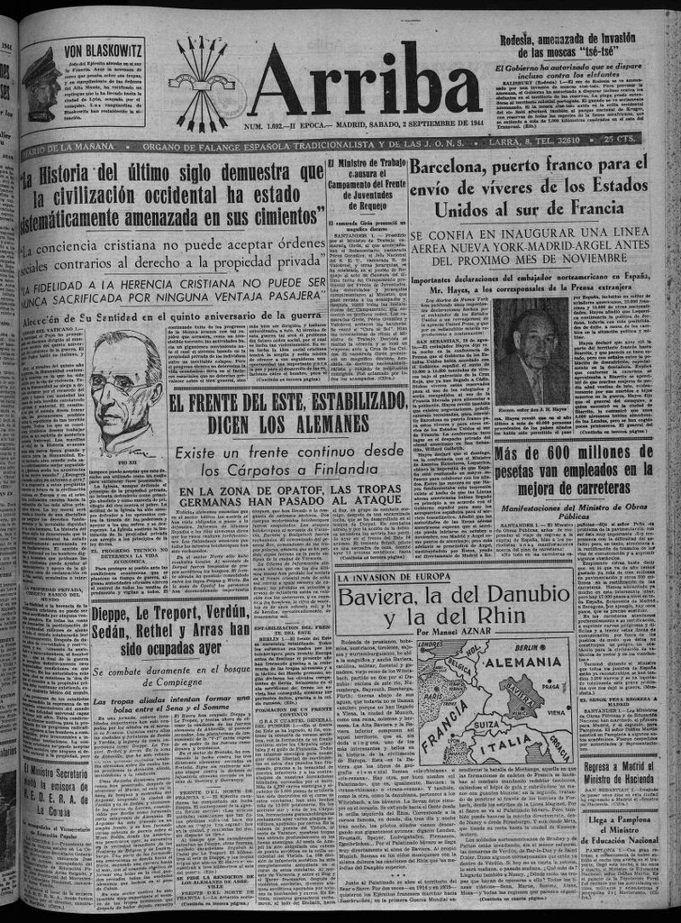 Miniatura de Arriba del 2 de septiembre de 1944
