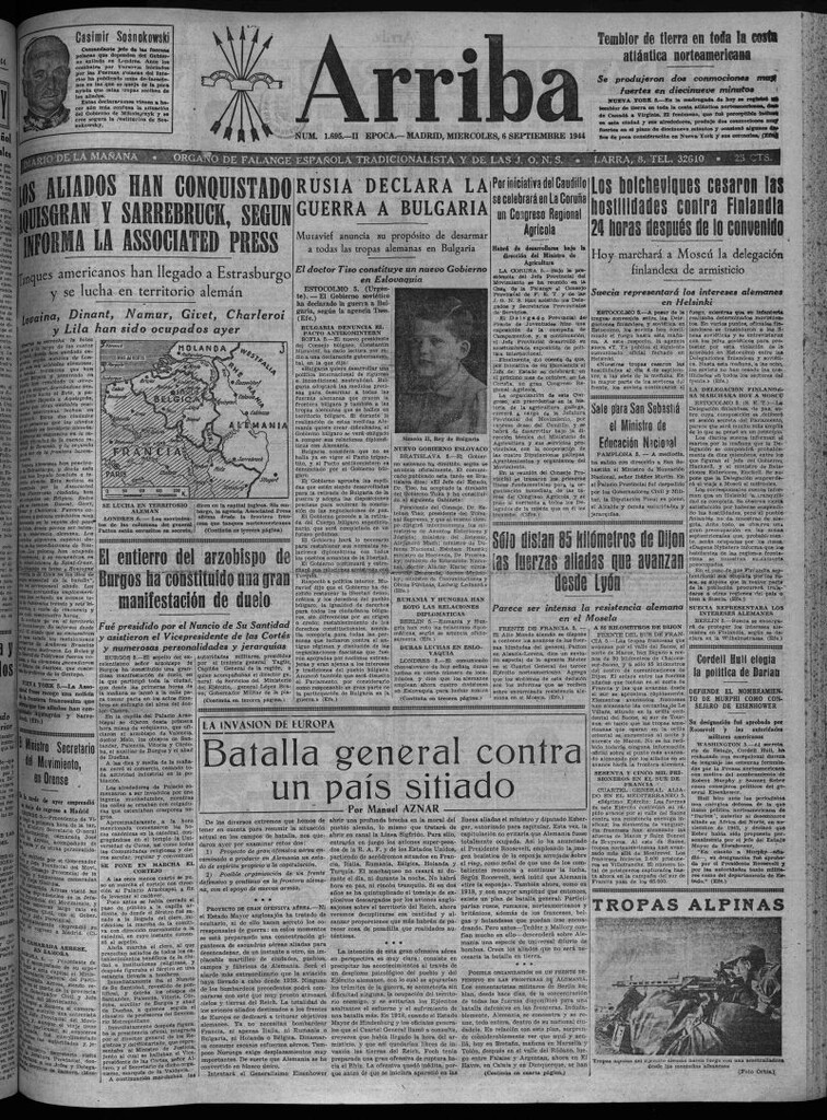 Miniatura de Arriba del 6 de septiembre de 1944
