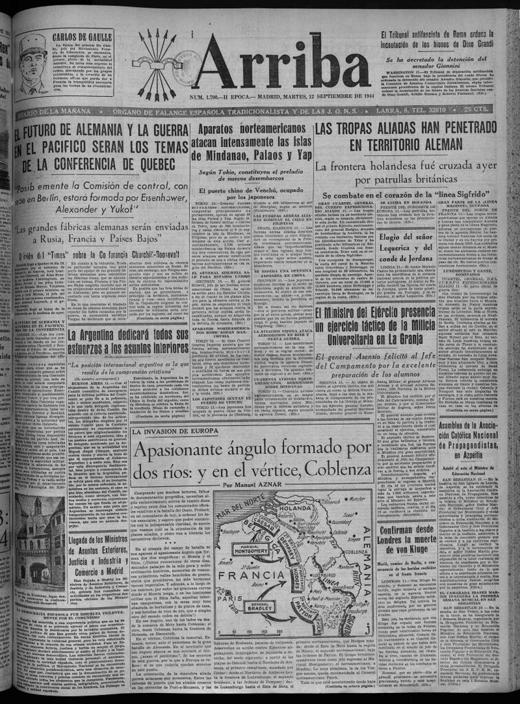 Miniatura de Arriba del 12 de septiembre de 1944