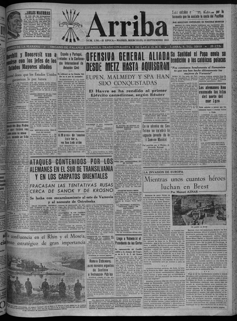 Miniatura de Arriba del 13 de septiembre de 1944
