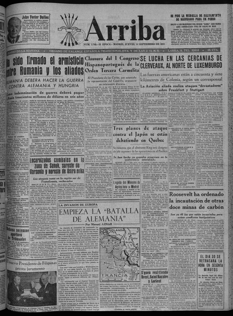 Miniatura de Arriba del 14 de septiembre de 1944