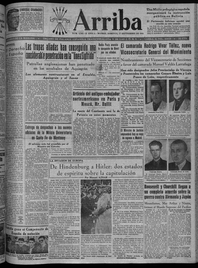 Miniatura de Arriba del 17 de septiembre de 1944