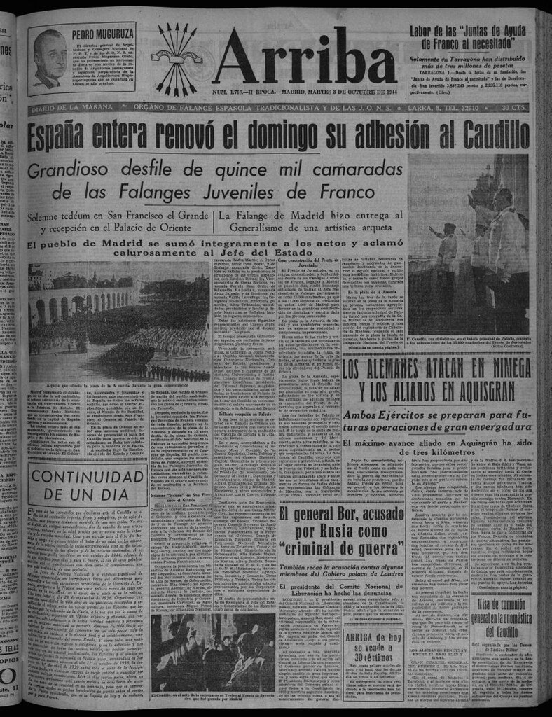 Miniatura de Arriba del 3 de octubre de 1944