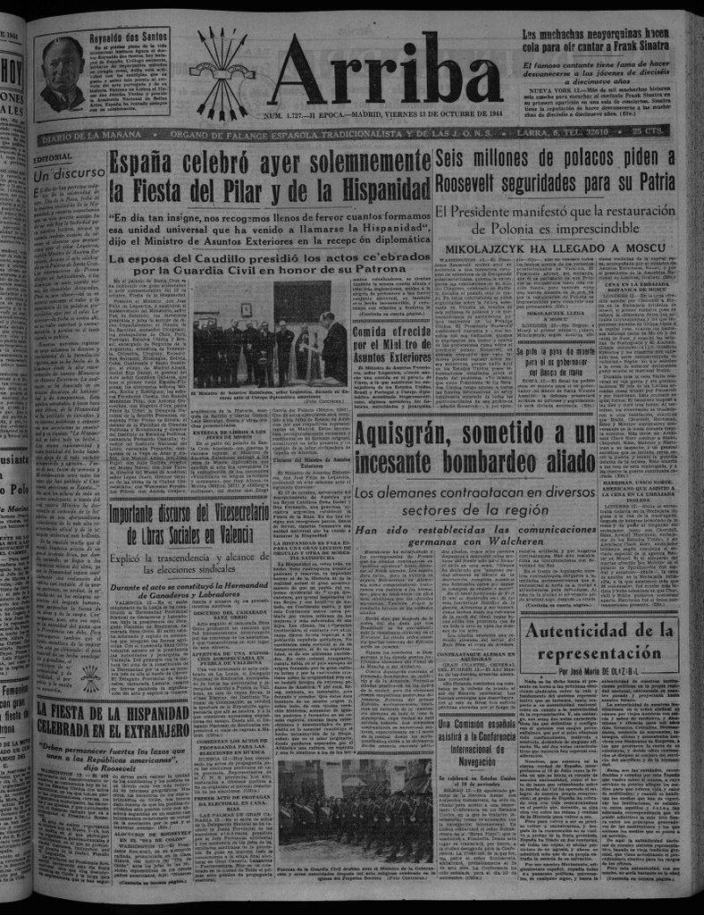 Miniatura de Arriba del 13 de octubre de 1944
