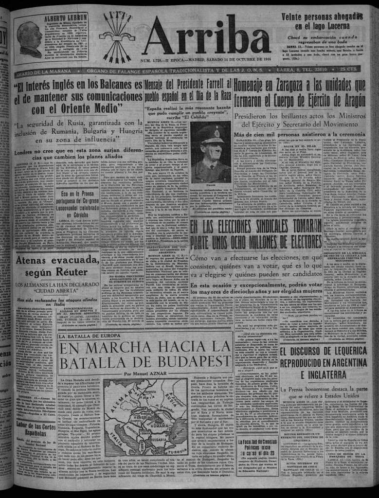Miniatura de Arriba del 14 de octubre de 1944