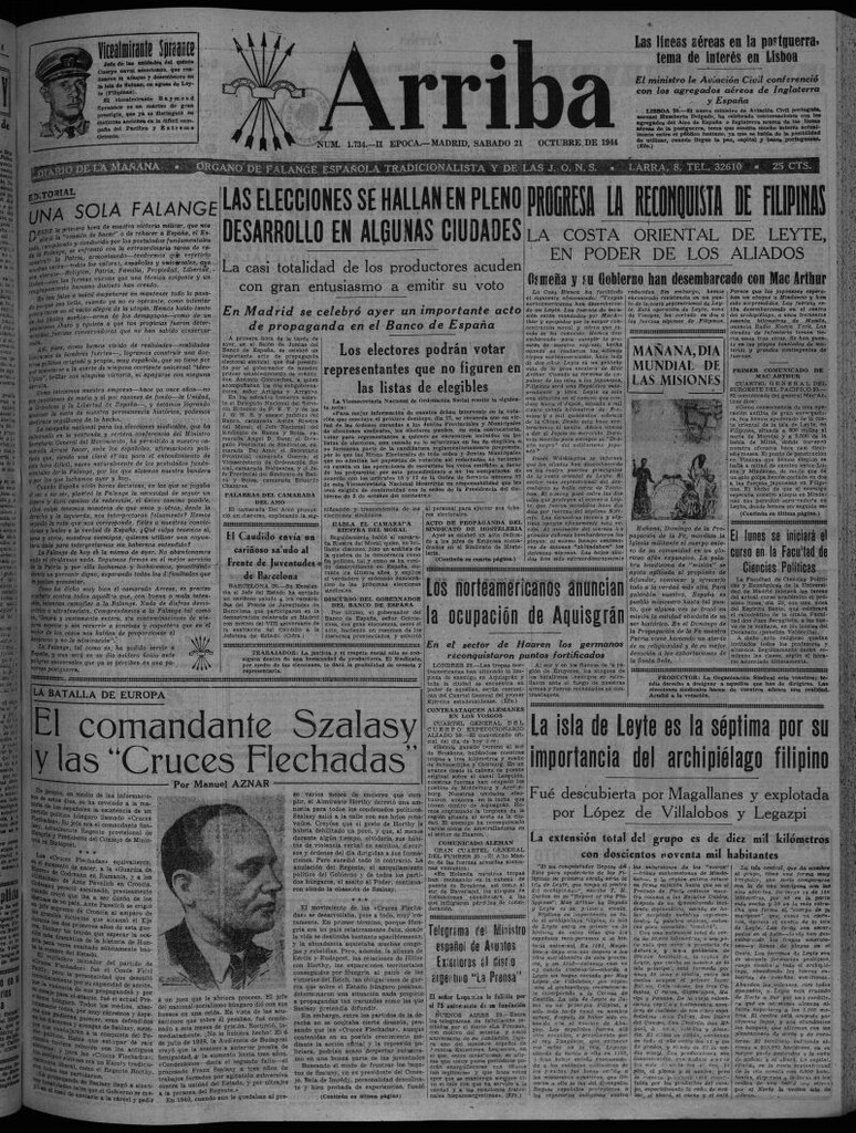 Miniatura de Arriba del 21 de octubre de 1944