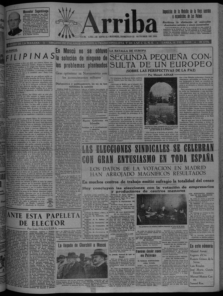 Miniatura de Arriba del 22 de octubre de 1944