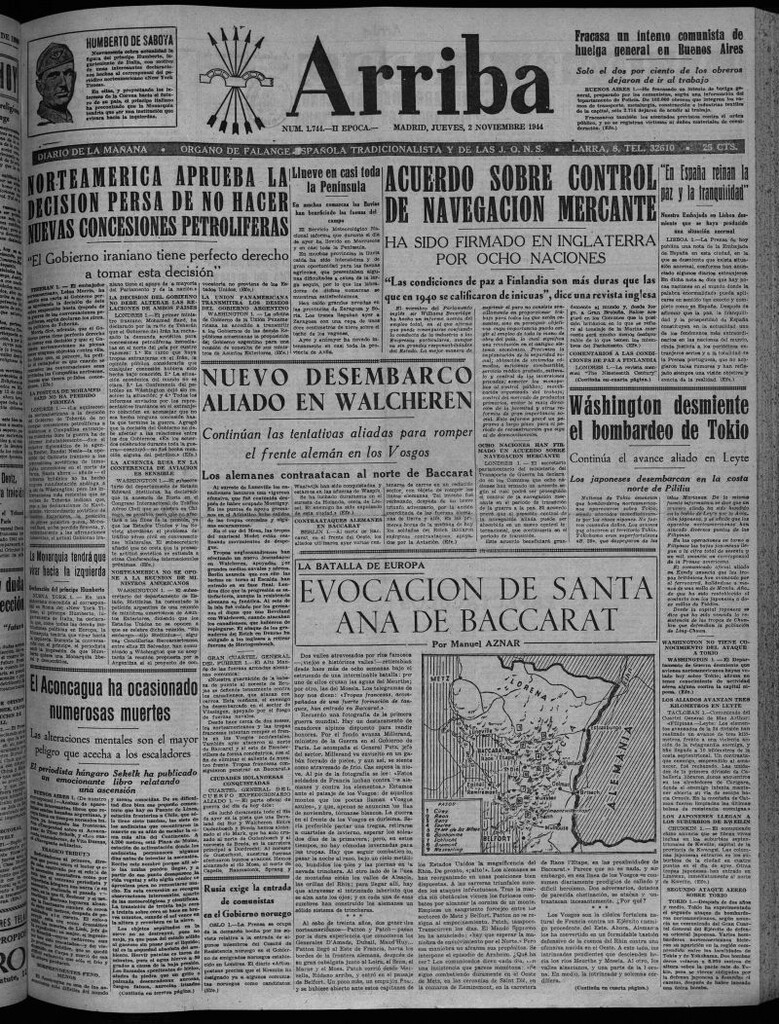 Miniatura de Arriba del 2 de noviembre de 1944
