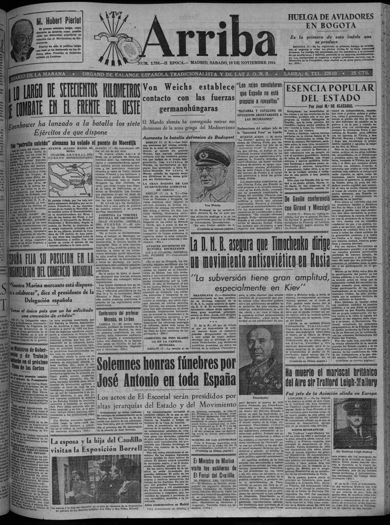 Miniatura de Arriba del 18 de noviembre de 1944