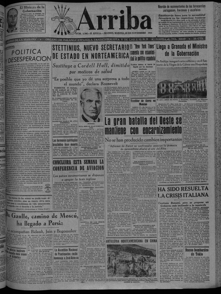 Miniatura de Arriba del 28 de noviembre de 1944