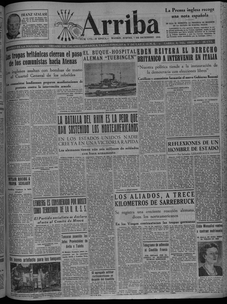Miniatura de Arriba del 7 de diciembre de 1944