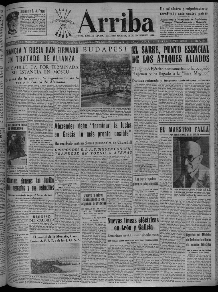Miniatura de Arriba del 12 de diciembre de 1944