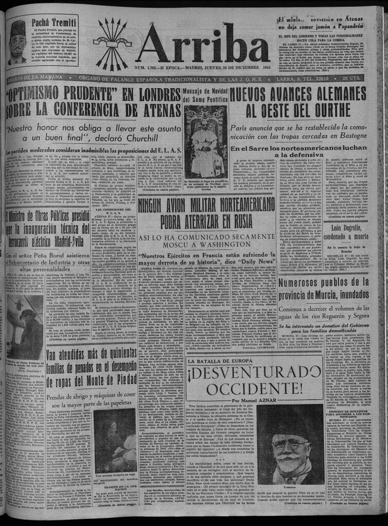 Miniatura de Arriba del 28 de diciembre de 1944