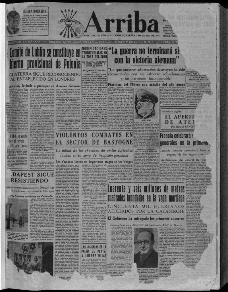 Miniatura de Arriba del 2 de enero de 1945