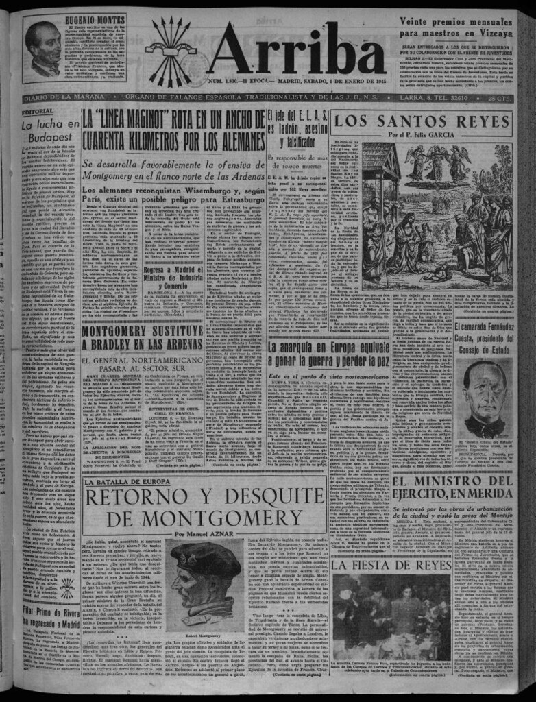 Miniatura de Arriba del 6 de enero de 1945