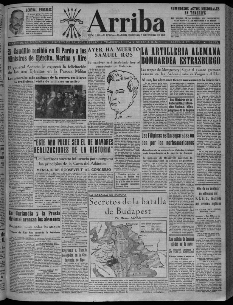 Miniatura de Arriba del 7 de enero de 1945