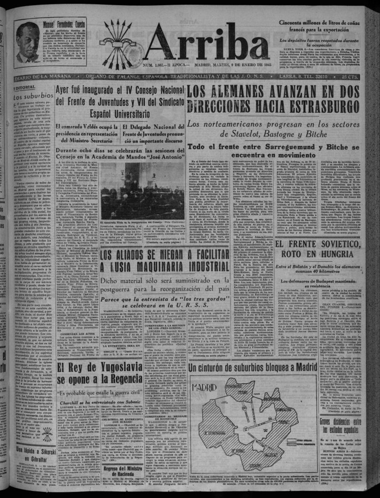 Miniatura de Arriba del 9 de enero de 1945