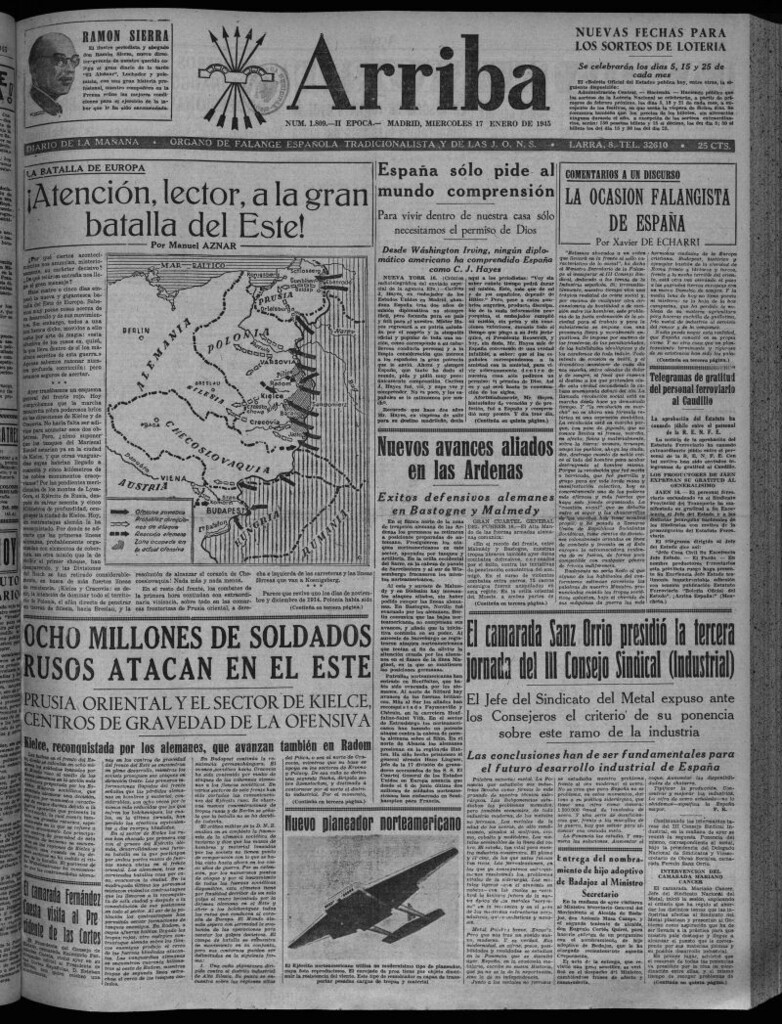 Miniatura de Arriba del 17 de enero de 1945