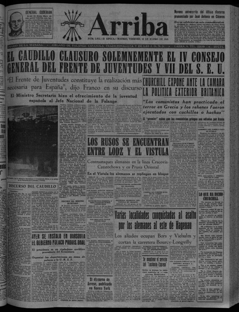 Miniatura de Arriba del 19 de enero de 1945