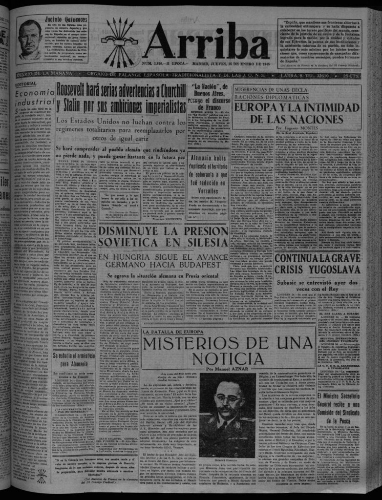 Miniatura de Arriba del 25 de enero de 1945