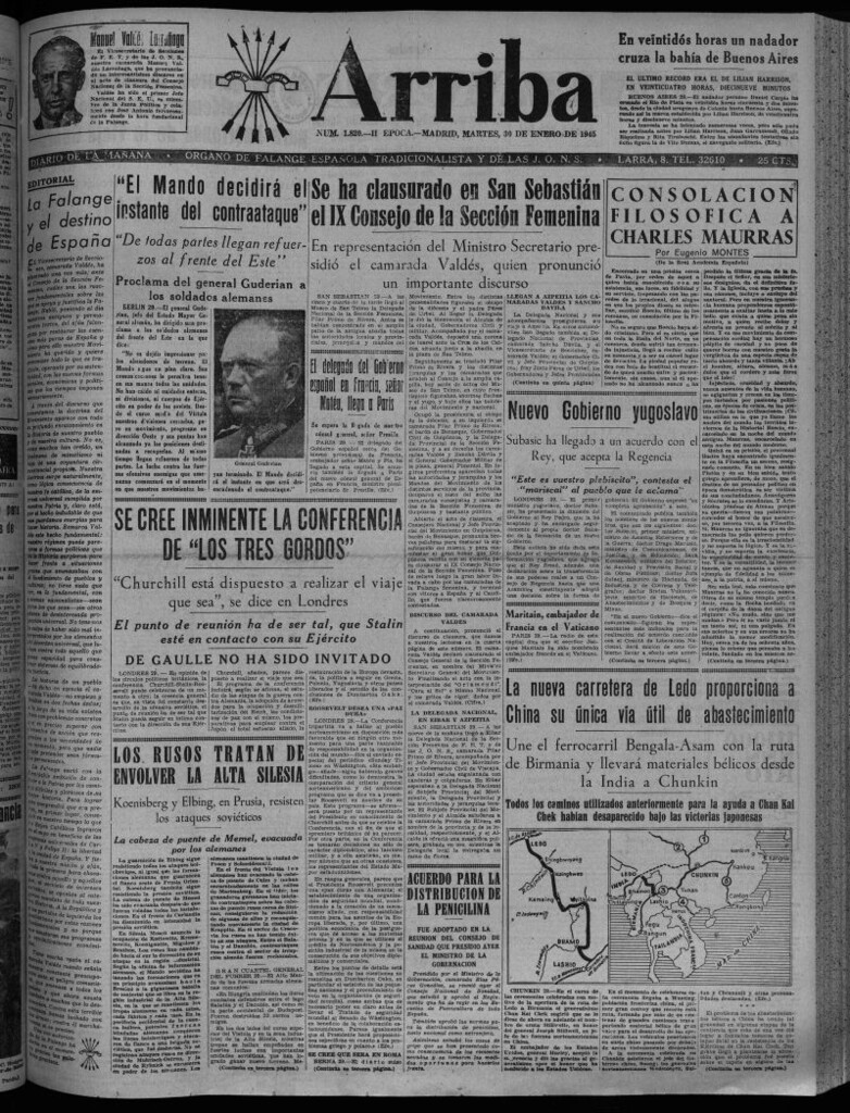 Miniatura de Arriba del 30 de enero de 1945