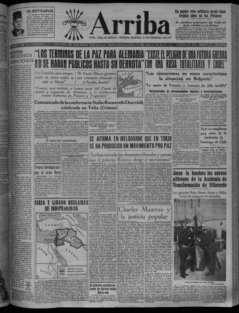 Miniatura de Arriba del 13 de febrero de 1945