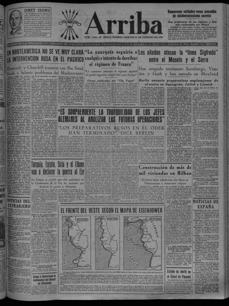Miniatura de Arriba del 23 de febrero de 1945