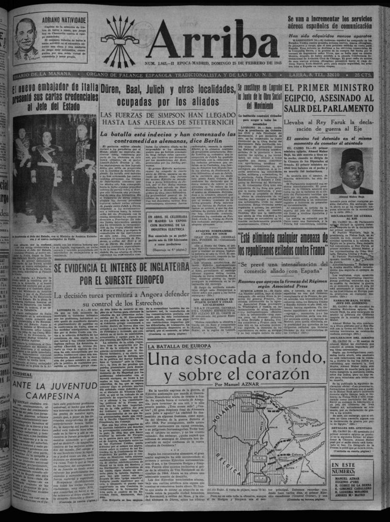 Miniatura de Arriba del 25 de febrero de 1945