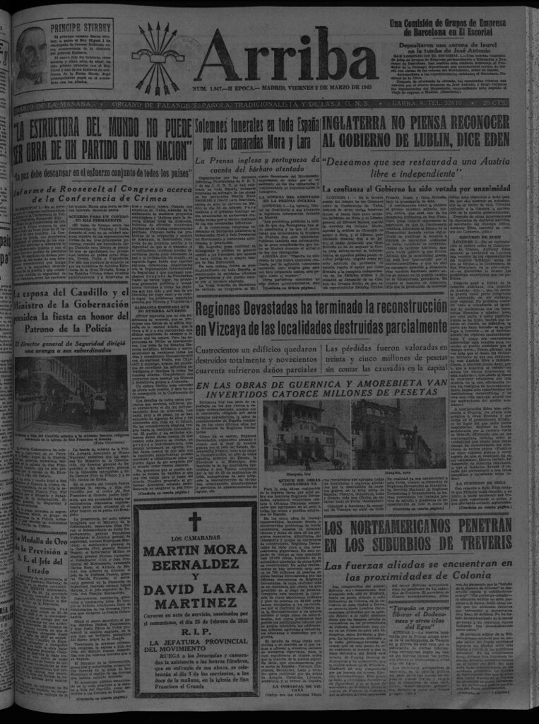 Miniatura de Arriba del 2 de marzo de 1945