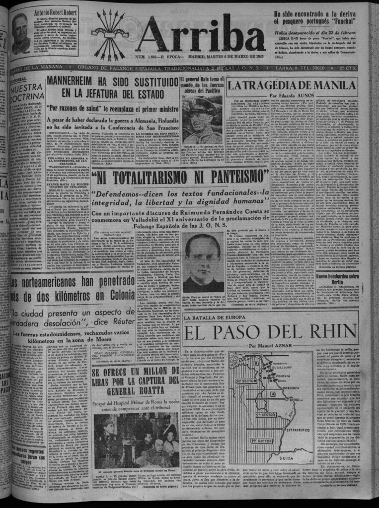 Miniatura de Arriba del 6 de marzo de 1945
