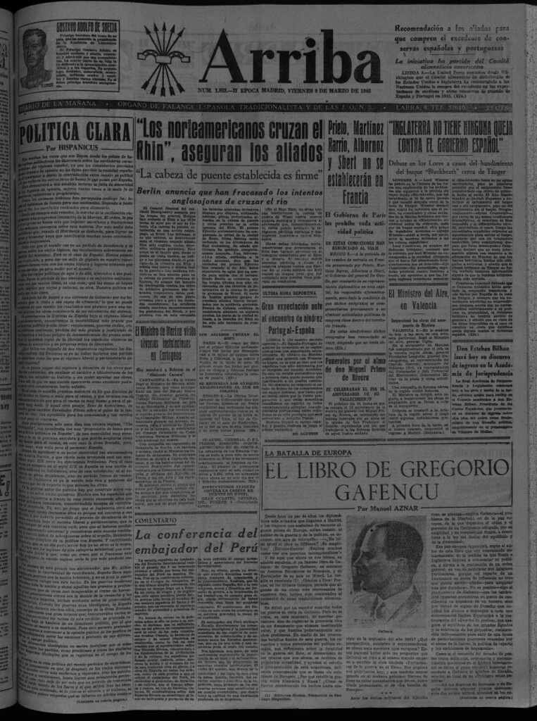 Miniatura de Arriba del 9 de marzo de 1945